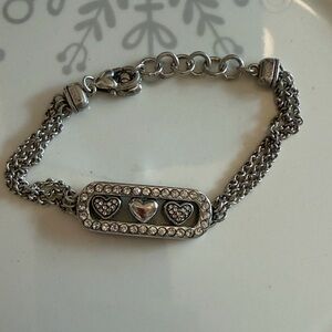 BRIGHTON KISS & TELL Crystal
Heart Love BRACELET
